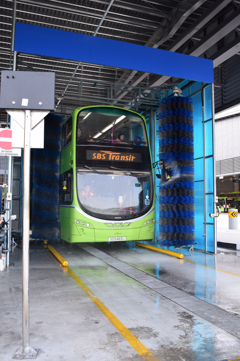 Automatic Bus Wash System - Cyclosystem
